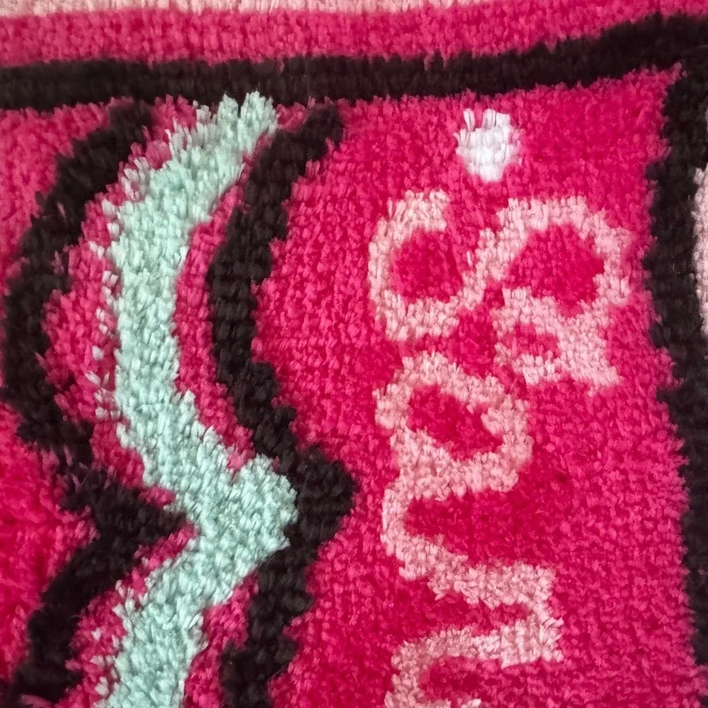 Betsey Johnson Pink Multi Sardines Bath Rug 20*30 inches NWT